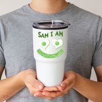 Funny Sam I Am Reading Fan Book Lover Tumbler thumb 2