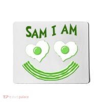 Funny Sam I Am Reading Fan Book Lover Mousepad thumb 0