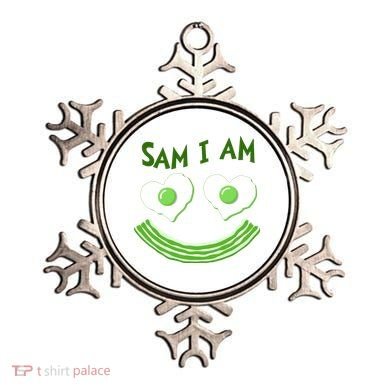Funny Sam I Am Reading Fan Book Lover Ornament