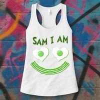 Funny Sam I Am Reading Fan Book Lover Women's Tank Top thumb 3