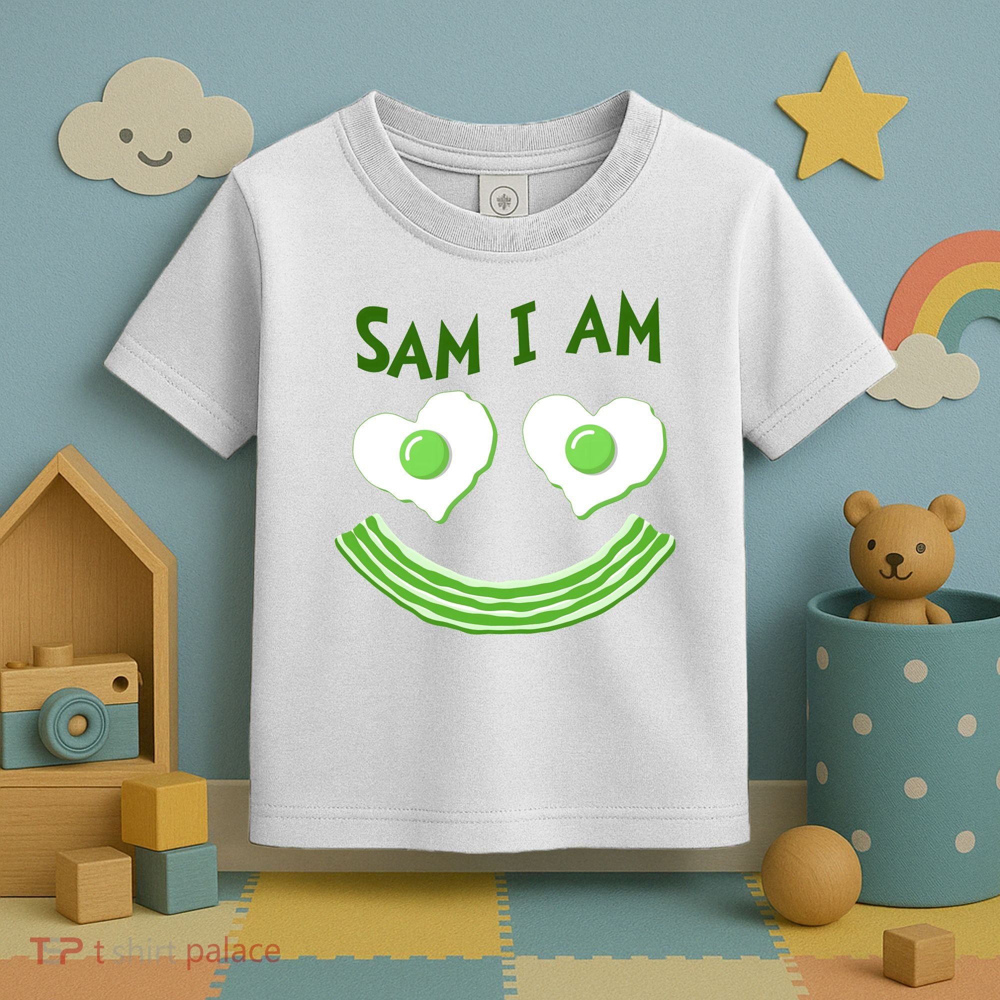 Funny Sam I Am Reading Fan Book Lover Toddler T-Shirt