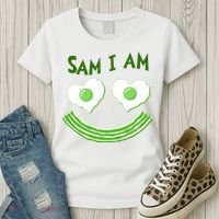 Funny Sam I Am Reading Fan Book Lover Women's T-Shirt thumb 3