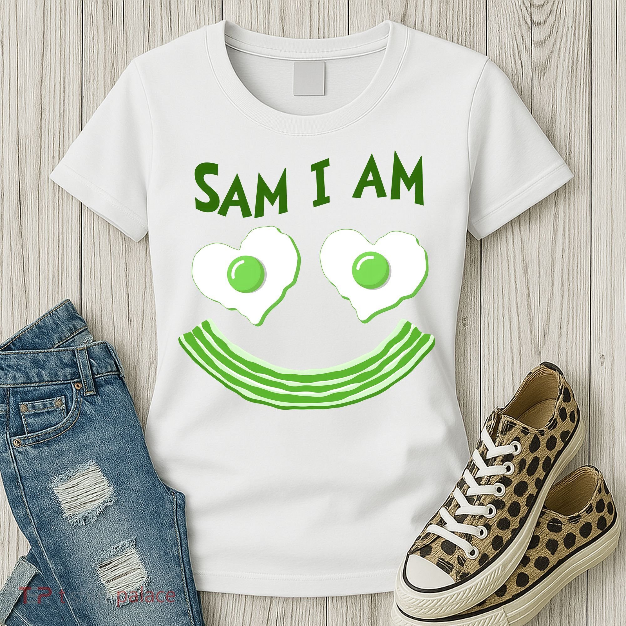 Funny Sam I Am Reading Fan Book Lover Women's T-Shirt