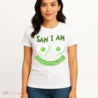 Funny Sam I Am Reading Fan Book Lover Women's T-Shirt thumb 4