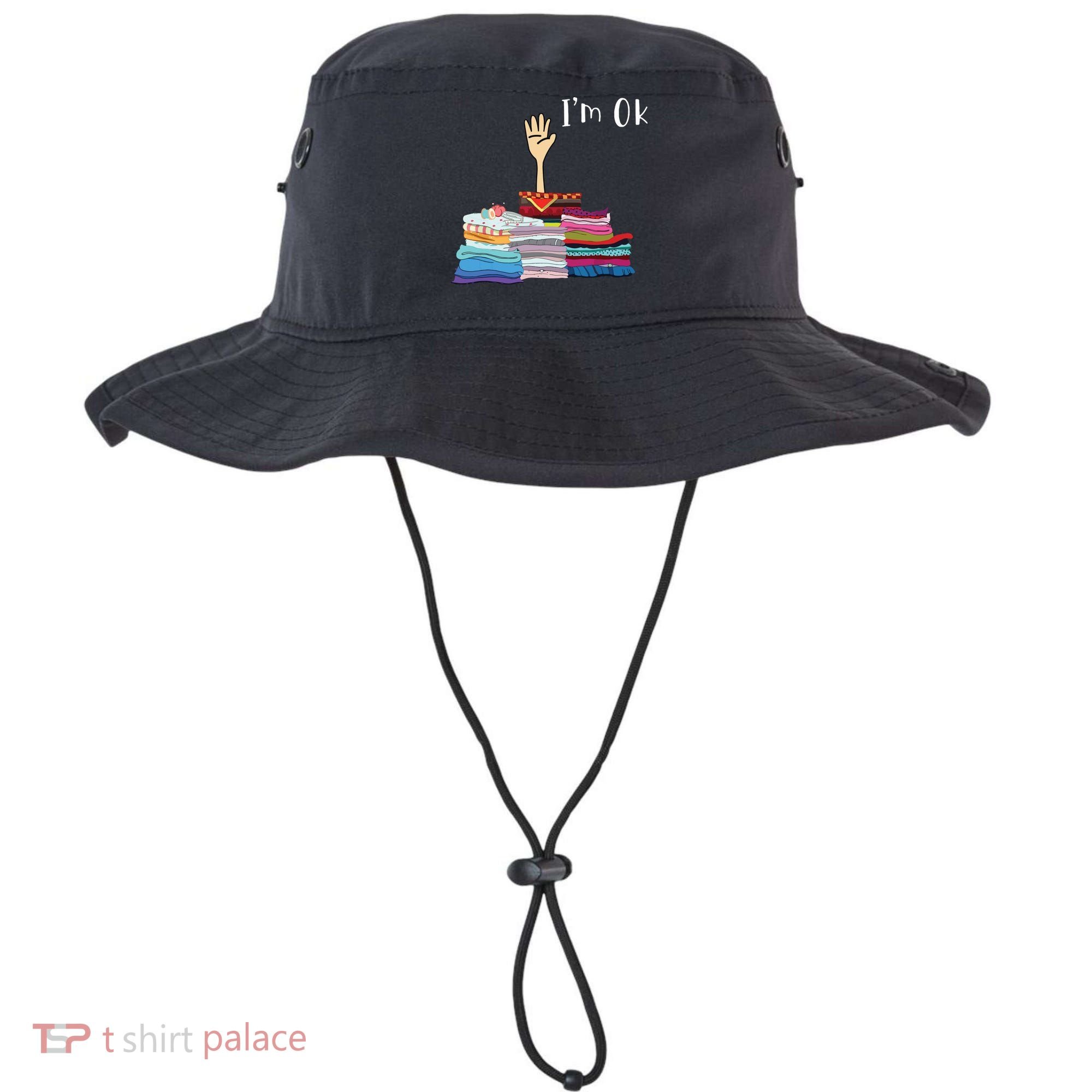 Funny Sewing Im Ok Hand Sewing Lovers Gift Bucket Hat