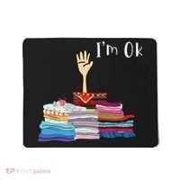 Funny Sewing Im Ok Hand Sewing Lovers Gift Mousepad thumb 0
