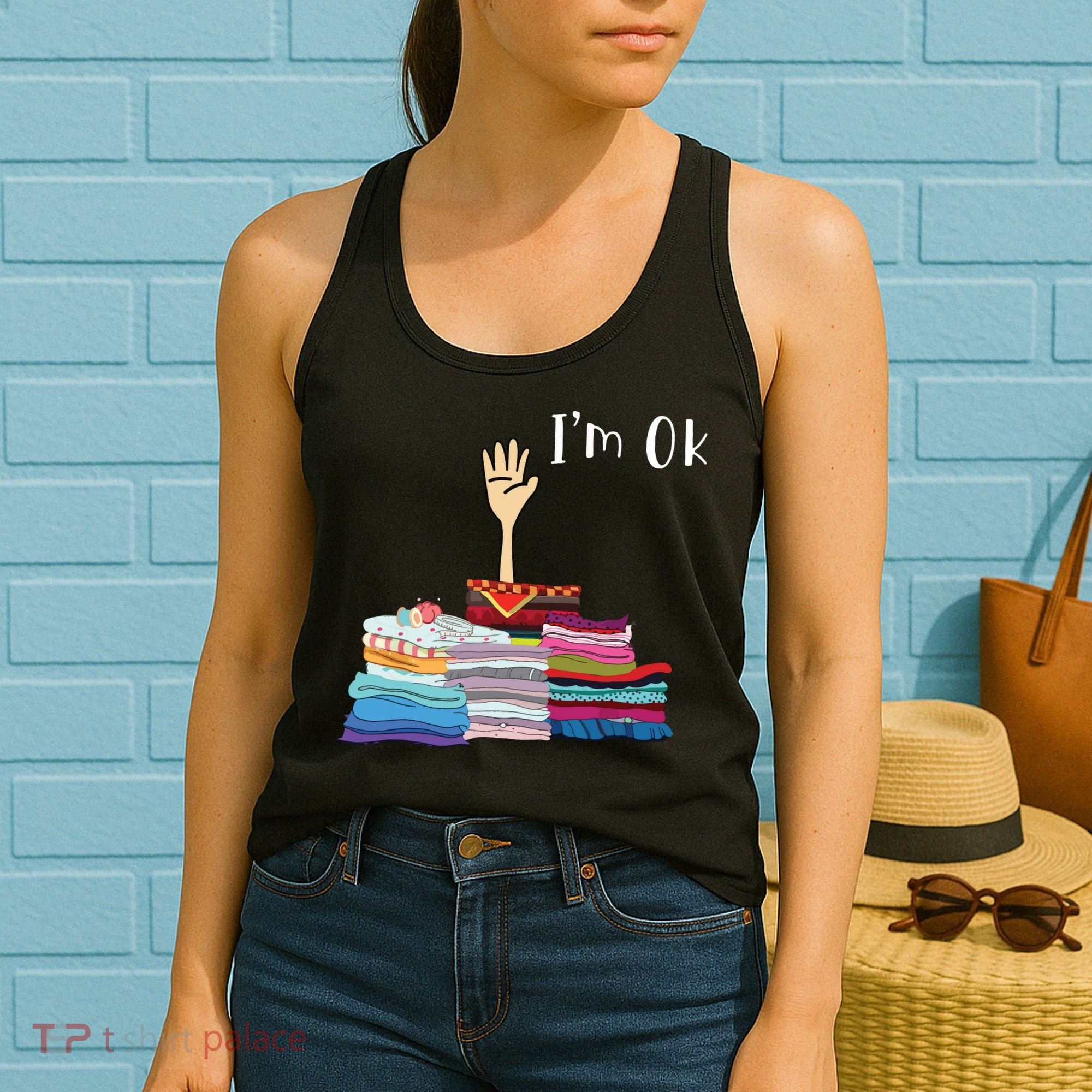Funny Sewing Im Ok Hand Sewing Lovers Gift Women's Tank Top