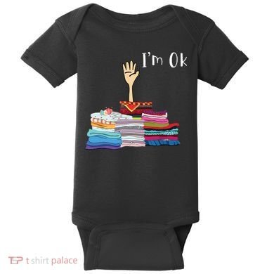 Funny Sewing Im Ok Hand Sewing Lovers Gift Baby Bodysuit