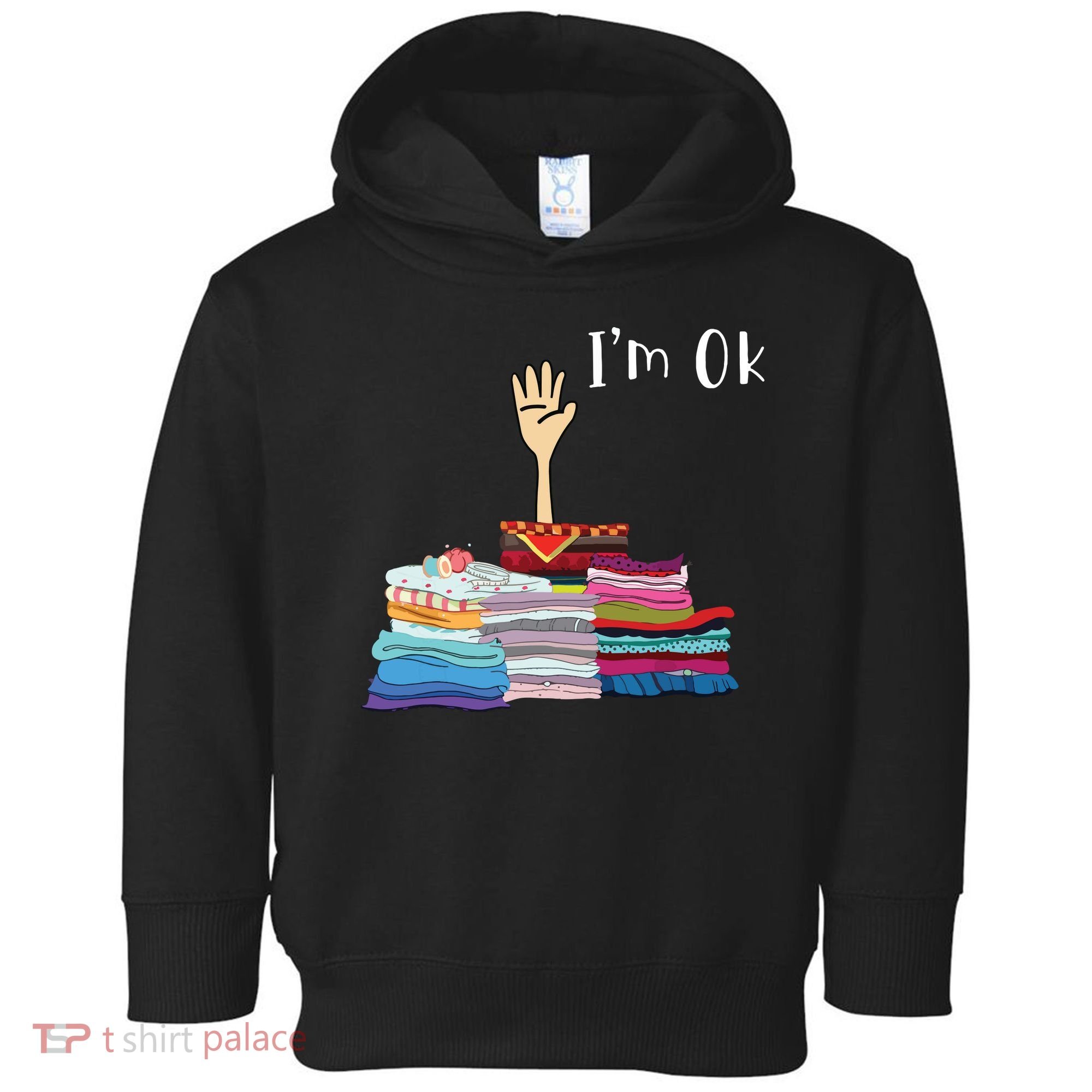 Funny Sewing Im Ok Hand Sewing Lovers Gift Toddler Hoodie