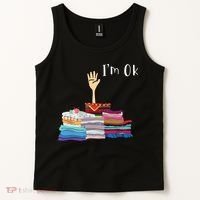 Funny Sewing Im Ok Hand Sewing Lovers Gift Tank Top thumb 2