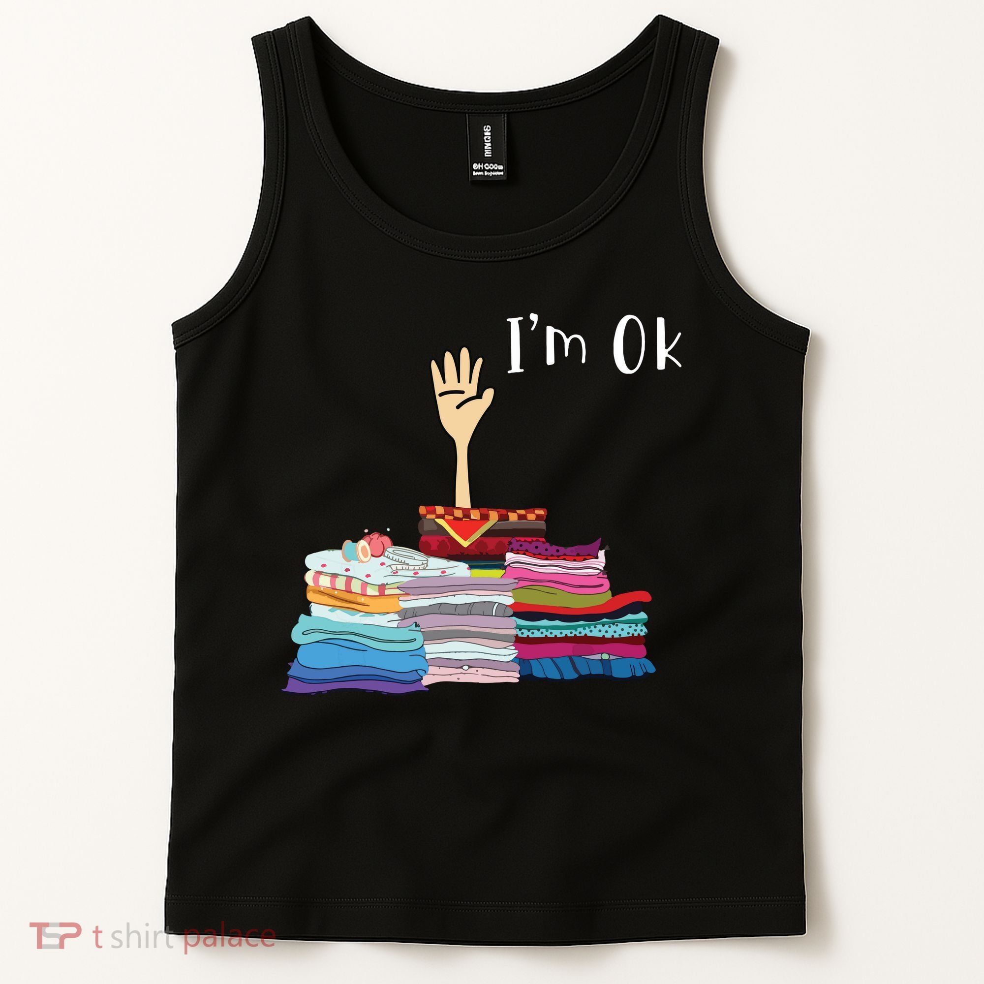 Funny Sewing Im Ok Hand Sewing Lovers Gift Tank Top