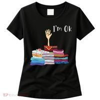 Funny Sewing Im Ok Hand Sewing Lovers Gift Women's T-Shirt thumb 0