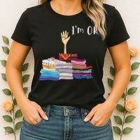 Funny Sewing Im Ok Hand Sewing Lovers Gift Women's T-Shirt thumb 2