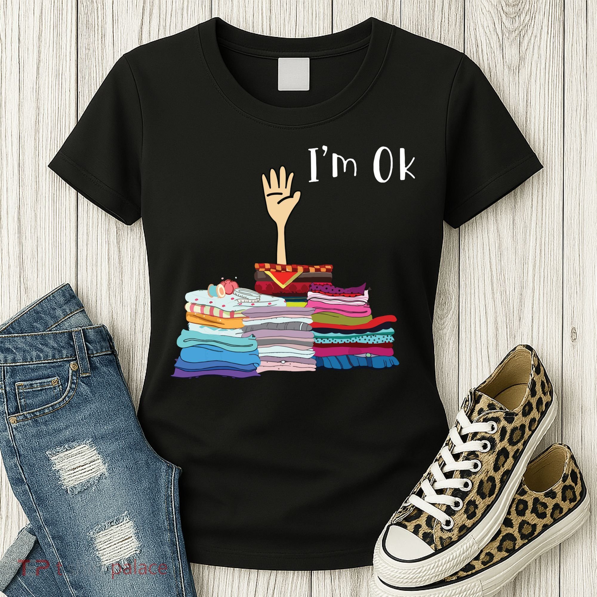 Funny Sewing Im Ok Hand Sewing Lovers Gift Women's T-Shirt