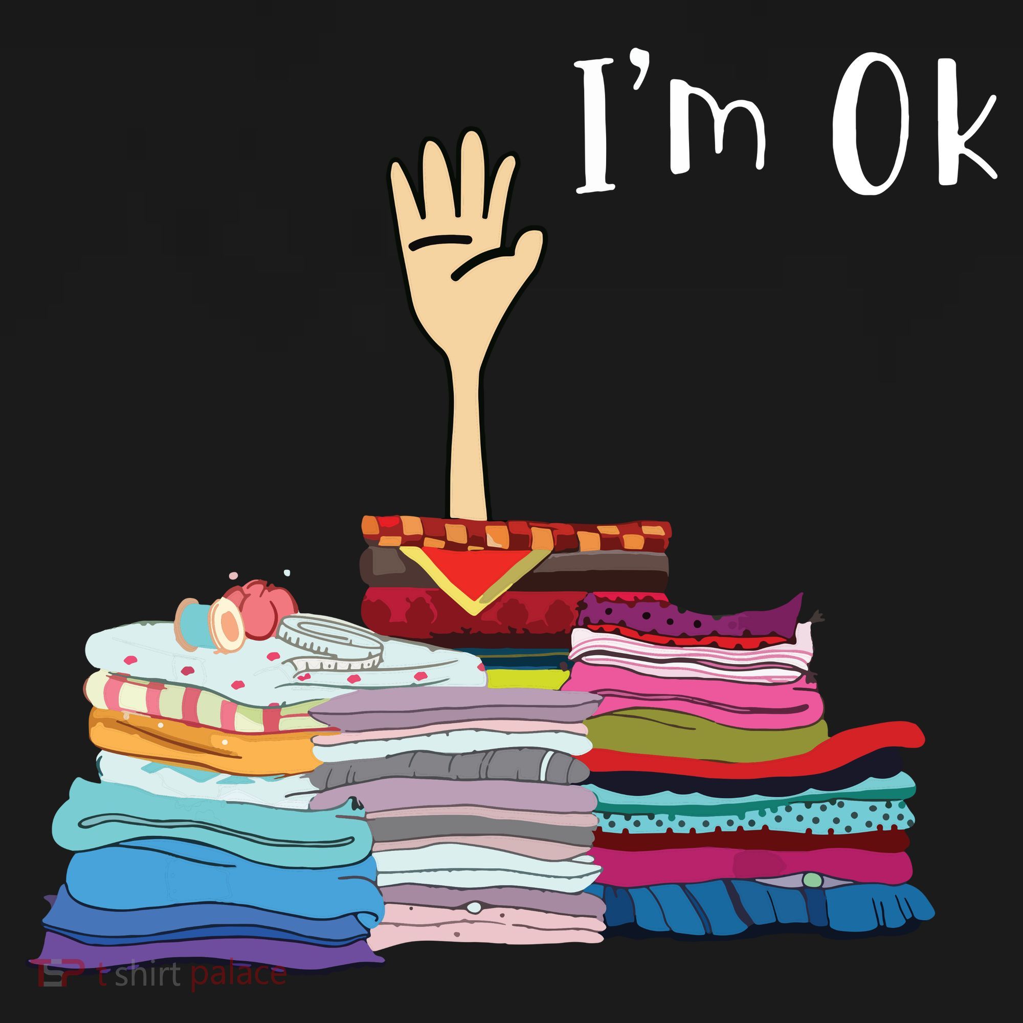 Funny Sewing Im Ok Hand Sewing Lovers Gift Women's T-Shirt