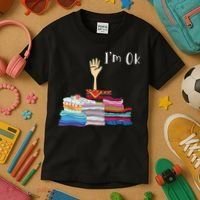 Funny Sewing Im Ok Hand Sewing Lovers Gift Kids T-Shirt thumb 3