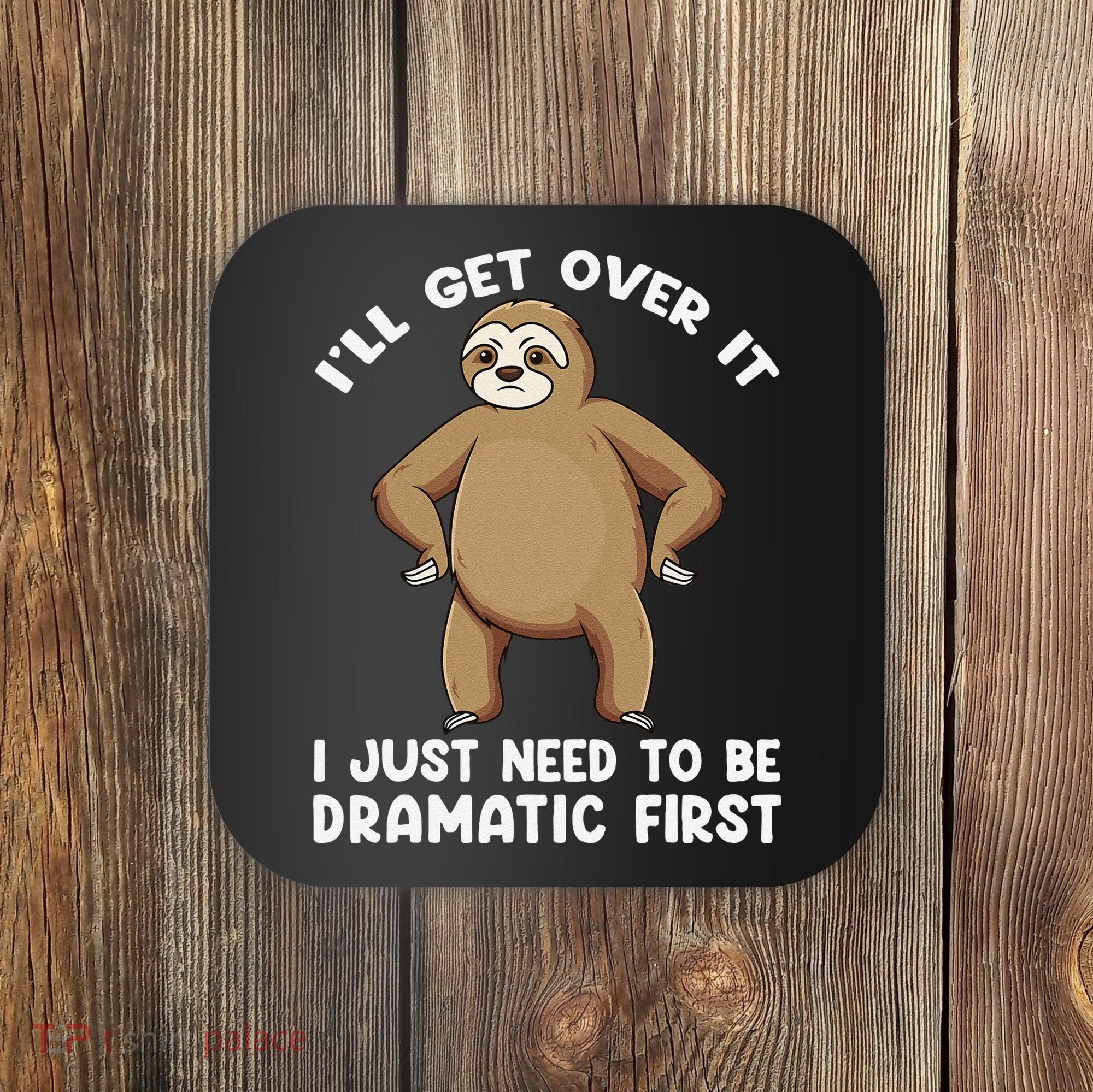 Funny Sloth ILl Get Over It Just Need To Be Dramatic First Coaster