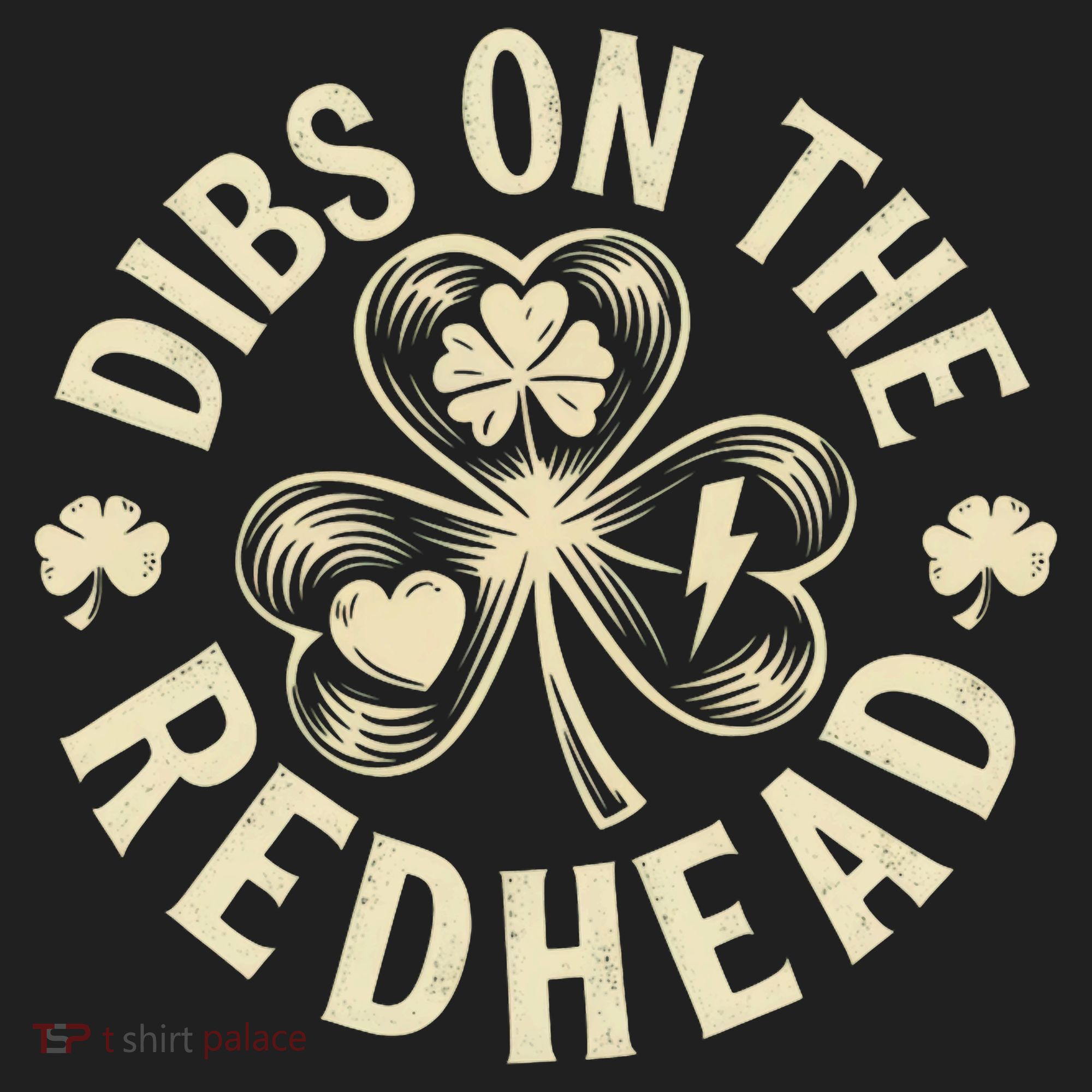Funny Shamrock Irish St Patricks Day Dibs On The Redhead Hat