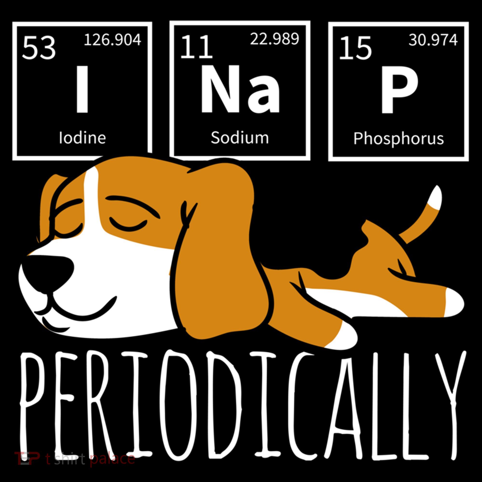 Funny Science I Nap Periodic Table Meme Meh Beagle Dog Gift Coffee Mug