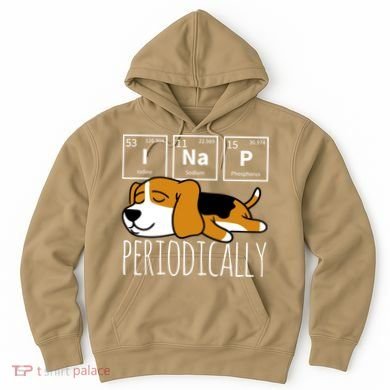 Funny Science I Nap Periodic Table Meme Meh Beagle Dog Gift Hoodie