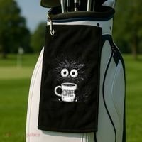 Funny - Sarcastic - Its Fine Im Fine Everything Is Fine Golf Towel thumb 2