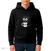 Funny - Sarcastic - Its Fine Im Fine Everything Is Fine Kids Hoodie thumb 4
