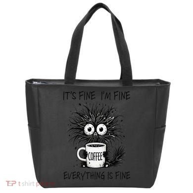 Funny - Sarcastic - Its Fine Im Fine Everything Is Fine Tote Bag
