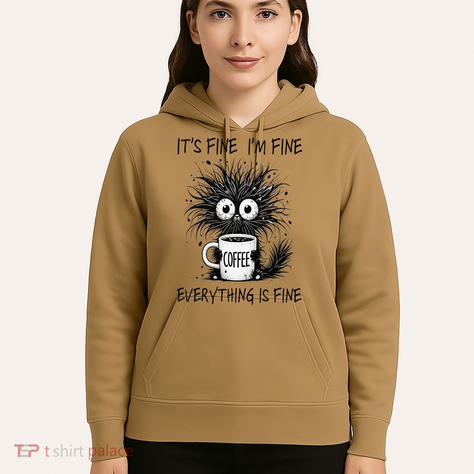 Funny - Sarcastic - Its Fine Im Fine Everything Is Fine Hoodie