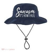Funny Sarcasm It's How I Hug Bucket Hat thumb 0