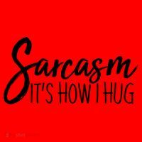 Funny Sarcasm It's How I Hug Santa Hat thumb 1