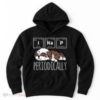 Funny Science I NAP Periodic Table Meme Meh Shih Tzu Dog Hoodie thumb 0