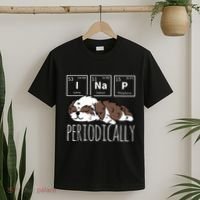 Funny Science I NAP Periodic Table Meme Meh Shih Tzu Dog T-Shirt thumb 2