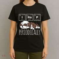 Funny Science I NAP Periodic Table Meme Meh Shih Tzu Dog T-Shirt thumb 4
