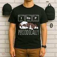 Funny Science I NAP Periodic Table Meme Meh Shih Tzu Dog T-Shirt thumb 6