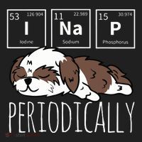 Funny Science I NAP Periodic Table Meme Meh Shih Tzu Dog Beanie thumb 2