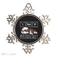 Funny Science I NAP Periodic Table Meme Meh Shih Tzu Dog Ornament thumb 0