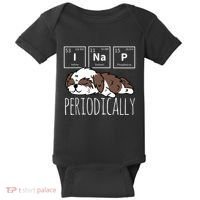 Funny Science I NAP Periodic Table Meme Meh Shih Tzu Dog Baby Bodysuit thumb 0