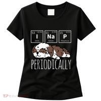Funny Science I NAP Periodic Table Meme Meh Shih Tzu Dog Women's T-Shirt thumb 0