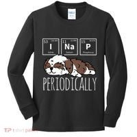 Funny Science I NAP Periodic Table Meme Meh Shih Tzu Dog Kids Long Sleeve Shirt thumb 0
