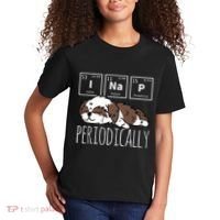 Funny Science I NAP Periodic Table Meme Meh Shih Tzu Dog Kids T-Shirt thumb 2
