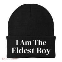 Funny Saying I Am The Eldest Boy Beanie thumb 0