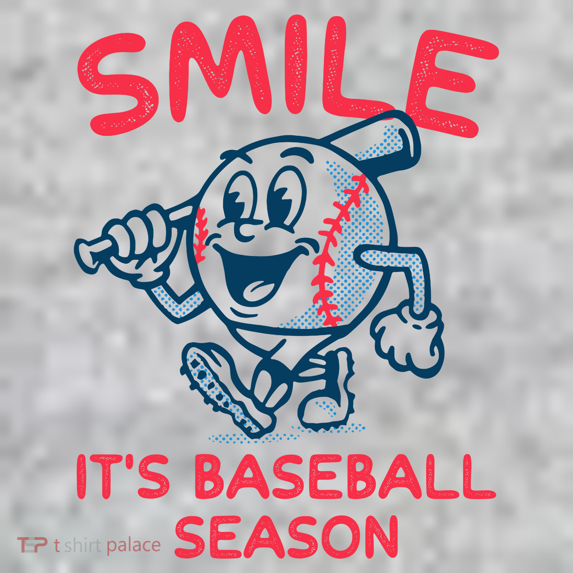 Funny Smile ItS Baseball Season Wo Kids Sweatshirt