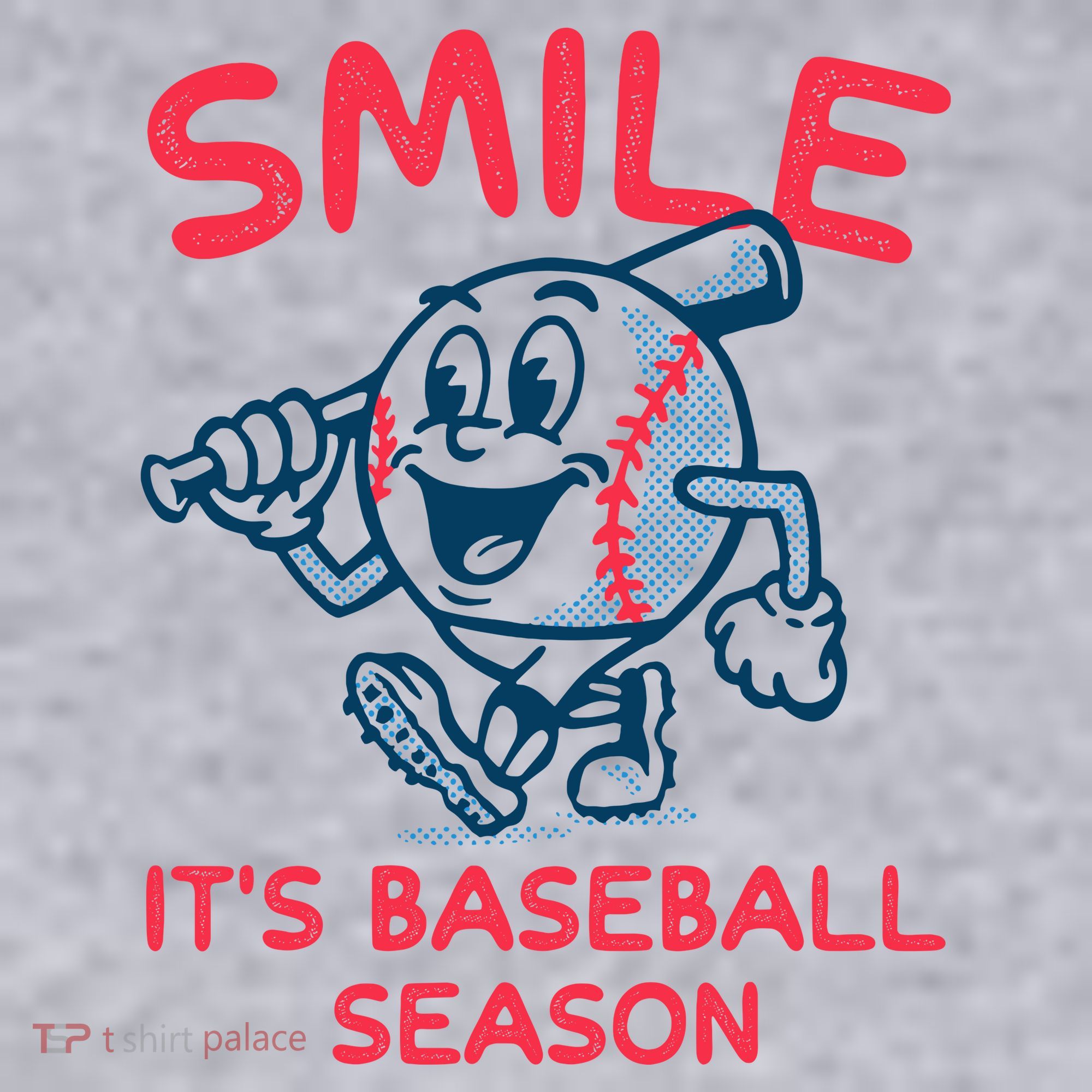 Funny Smile ItS Baseball Season Wo Women's Sweatshirt