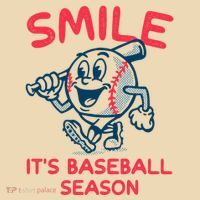 Funny Smile ItS Baseball Season Wo Tote Bag thumb 4