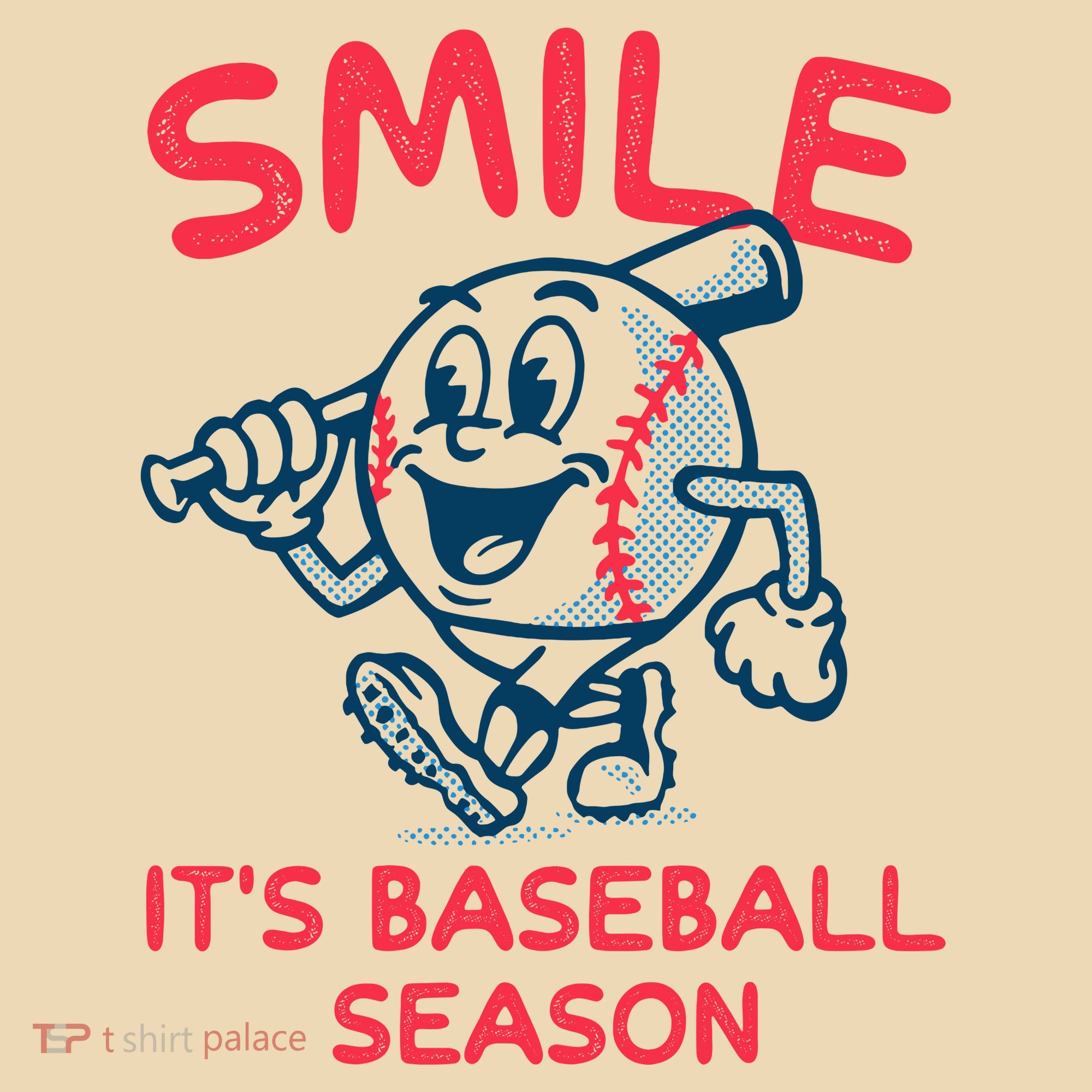Funny Smile ItS Baseball Season Wo Tote Bag