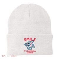 Funny Smile ItS Baseball Season Wo Beanie thumb 0