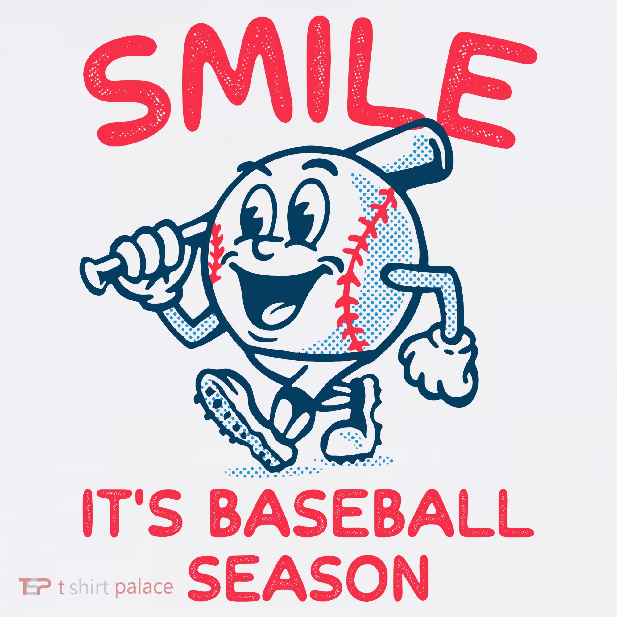 Funny Smile ItS Baseball Season Wo Mousepad