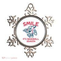 Funny Smile ItS Baseball Season Wo Ornament thumb 0