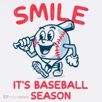 Funny Smile ItS Baseball Season Wo Hat thumb 2