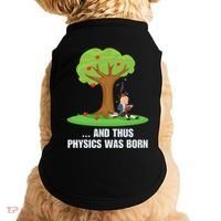 Funny Science Joke Apple Falling On Isaac Newton Physics Fun Doggie Tank thumb 0
